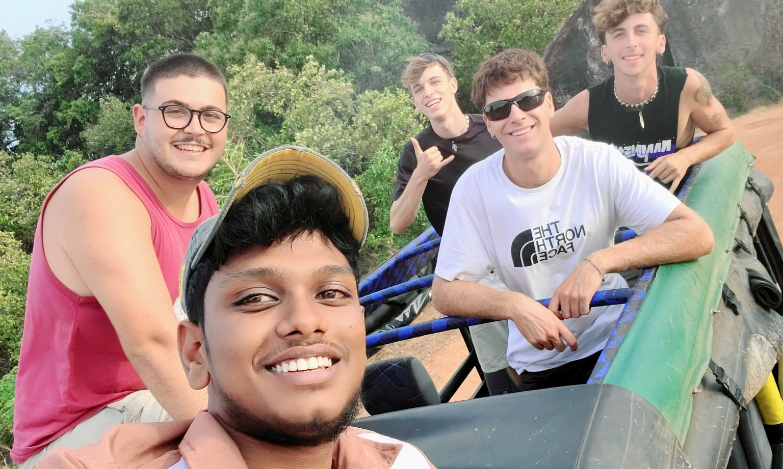 Guests enjoying a safari ride